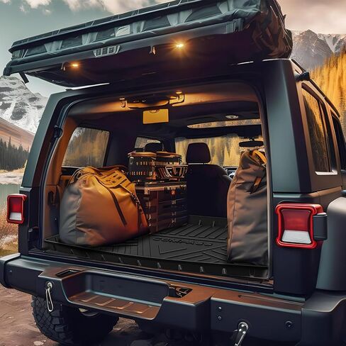 Nilight Cargo Mats for Jeep Compass 2017 2018 2019 2020 2021 2022 2023 2024,All Weather Protection Heavy Duty Cargo Liners in Saudi Arabia