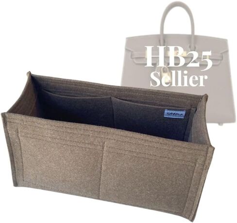SAMORGA H Birkin 25 Sellier حقيبة تنظيم إدراج حقيبة داخلية (2-30 / HB25-Sellier-U) in Saudi Arabia