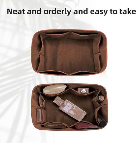 DGAZ Lightweight Purse Organizer Insert for Hermes Lindy Bag,Silk and Dupontpaper handbag inner for Luxury Bags(Gold,LD26) in Saudi Arabia