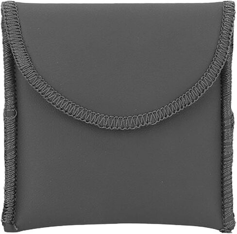 Sonew Organizer Pouch PU Leather with Soft Liner Portable Pocket Size Carrying Storage Pouch Black in Saudi Arabia
