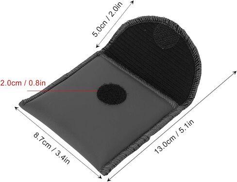 Sonew Organizer Pouch PU Leather with Soft Liner Portable Pocket Size Carrying Storage Pouch Black in Saudi Arabia
