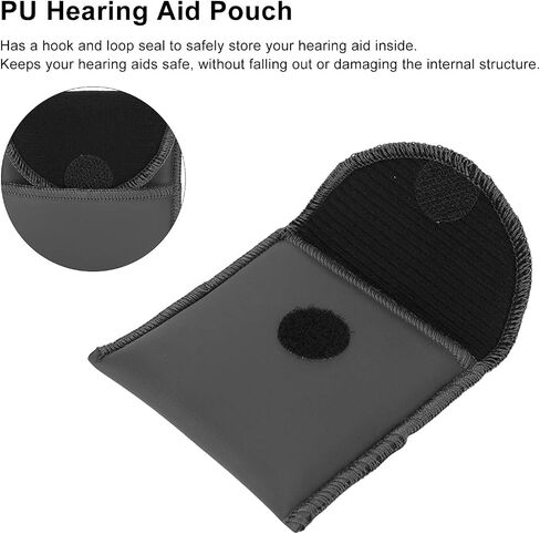 Sonew Organizer Pouch PU Leather with Soft Liner Portable Pocket Size Carrying Storage Pouch Black in Saudi Arabia