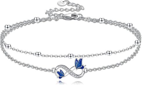 Heart/Starfish/Pineapple/Anchor/Sea Turtle/Butterfly/Celtic/Whale Tail bracelet Anklets for Women 925 Sterling Silver Anklets Jewelry for Women in Saudi Arabia