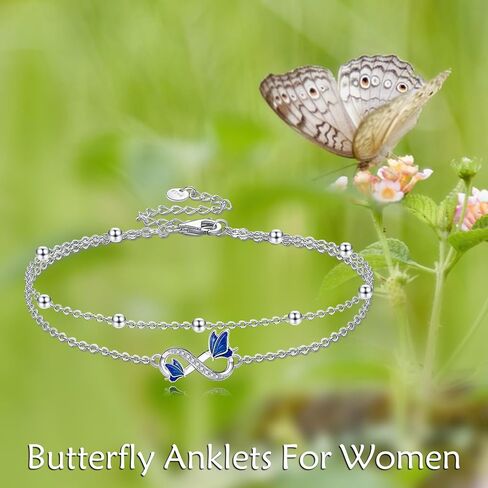 Heart/Starfish/Pineapple/Anchor/Sea Turtle/Butterfly/Celtic/Whale Tail bracelet Anklets for Women 925 Sterling Silver Anklets Jewelry for Women in Saudi Arabia
