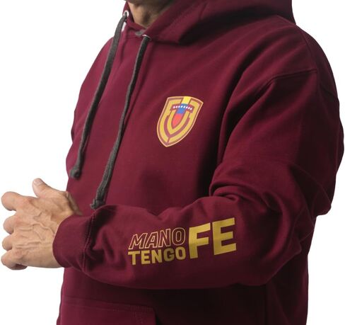 VENEZUELA LA VINOTINTO Hoodie, Full Color Logo, Mano Tengo Fe Logo, in Saudi Arabia