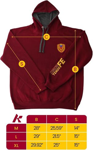 VENEZUELA LA VINOTINTO Hoodie, Full Color Logo, Mano Tengo Fe Logo, in Saudi Arabia