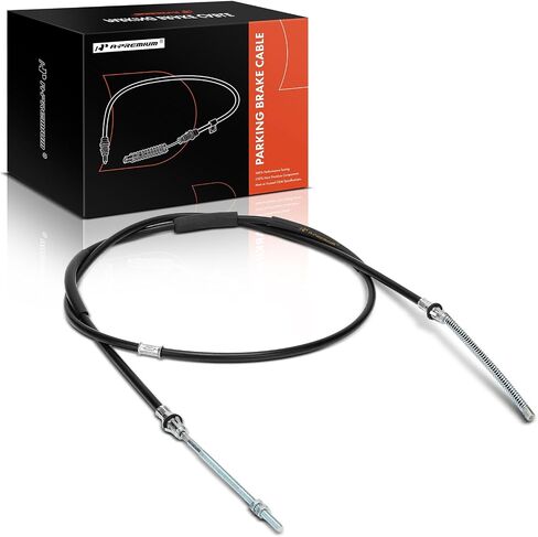 A-Premium Rear Passenger Side Parking Brake Cable Assembly Compatible with Chevrolet and GMC Models: C1500 1992-1994 1997-1999, K1500 1992-1999 - Replace# 15023398, 15683970 in Saudi Arabia