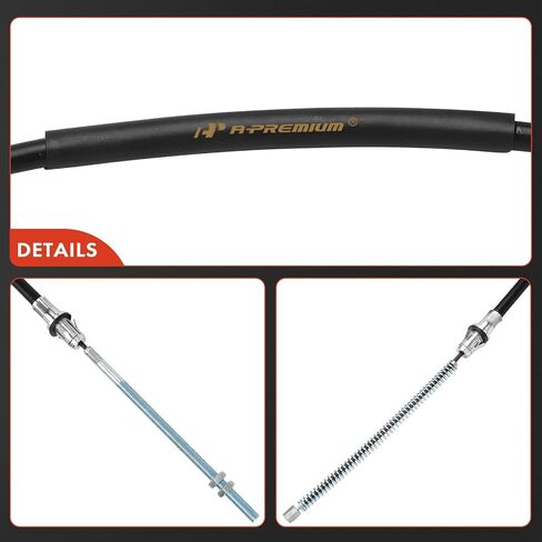 A-Premium Rear Passenger Side Parking Brake Cable Assembly Compatible with Chevrolet and GMC Models: C1500 1992-1994 1997-1999, K1500 1992-1999 - Replace# 15023398, 15683970 in Saudi Arabia