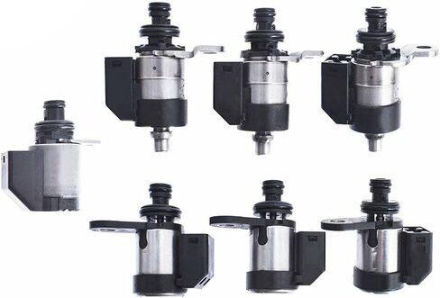 PANGOLIN 7pcs RE5R05A مجموعة الملف اللولبي ناقل الحركة لـ 2004-2009 2010 Nissan Titan V8 5.6L أجزاء ما بعد البيع للمحرك، استبدل OE 63431A-U 31941-1FX02 319411FX02 in Saudi Arabia