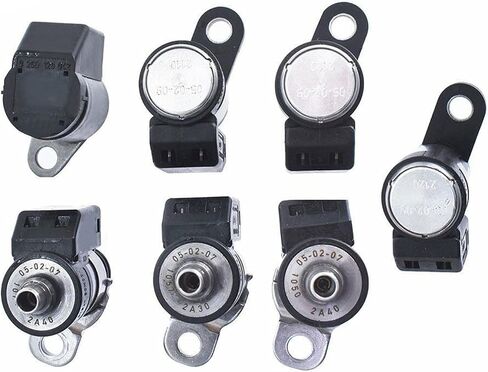 PANGOLIN 7pcs RE5R05A مجموعة الملف اللولبي ناقل الحركة لـ 2004-2009 2010 Nissan Titan V8 5.6L أجزاء ما بعد البيع للمحرك، استبدل OE 63431A-U 31941-1FX02 319411FX02 in Saudi Arabia