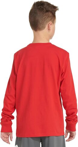adidas Boys' Long Sleeve Cotton Camo Bos Logo T-Shirt in Saudi Arabia
