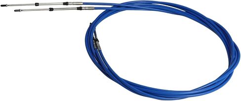 8FT 15FT 16FT 24FT 30FT Marine Throttle Shift Control Cable 3300/33C Blue Compatible with Marine Outboard Engine Control Box (15ft/4.5 Meter,2Pcs) in Saudi Arabia