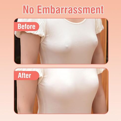 Women's Invisible Nipple Covers 3 Pack Reusable Silicone Pasties with Secure Adhesive Comfortable and Skin Tone Seamless Breast Round Covers Waterproof and Sweat Proof Desig in Saudi Arabia