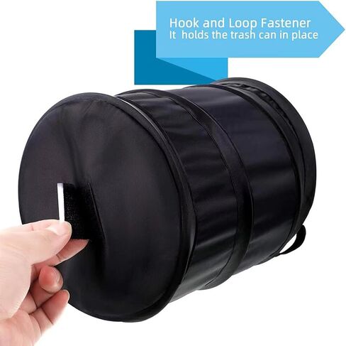 Car Trash Can, Collapsible Pop-up Car Trash Bin with Elastic Band, Portable and Waterproof Waste Basket Rubbish Bin for Car/Truck/Minivan in Saudi Arabia