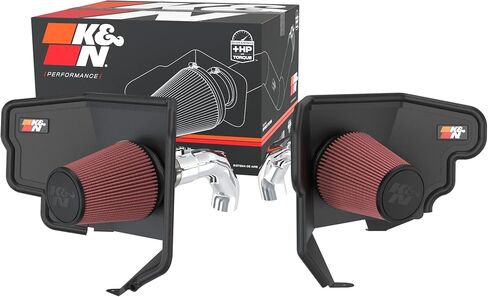 K&N Cold Air Intake Kit: Increase Acceleration & Towing Power, Guaranteed to Increase Horsepower up to 18HP: Compatible with 3.4/3.5L, V6, 2022-2023 Toyota Tundra; 77-9042KP in Saudi Arabia