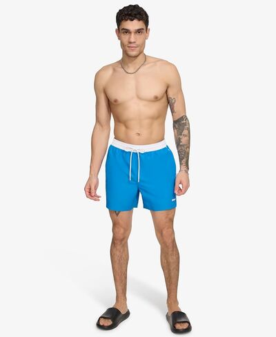 DKNY Men's Lightweight Quick Dry Volley UPF 40+ Protection Swim Trunk in Saudi Arabia