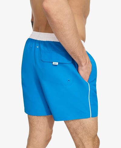 DKNY Men's Lightweight Quick Dry Volley UPF 40+ Protection Swim Trunk in Saudi Arabia