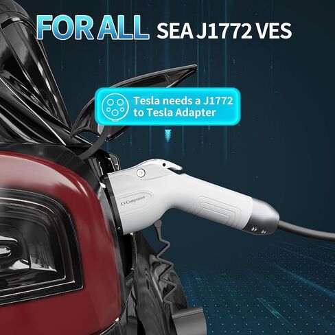 Level 1-2 EV Charger (16 Amp 110-240V 21ft Cable), Portable Electric Vehicle Charger with NEMA 6-20 Plug NEMA 5-15 Adapter,Plug-in Home EV Charging Station for SAE J1772 Evs in Saudi Arabia
