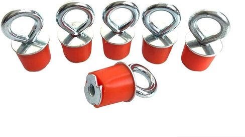 مرساة ربط ATV، 6 قطع مقاس 1 بوصة ATV UTV مرساة ربط مناسبة متوافقة مع Polaris Lock Ride RZR (حتى 2020) 900 1000 Sportsman/ACE - غير مناسبة لـ Ranger General (برتقالي) in Kuwait