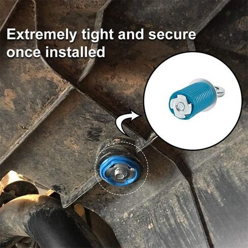 مرساة ربط ATV، 6 قطع مقاس 1 بوصة ATV UTV مرساة ربط مناسبة متوافقة مع Polaris Lock Ride RZR (حتى 2020) 900 1000 Sportsman/ACE - غير مناسبة لـ Ranger General (برتقالي) in Kuwait