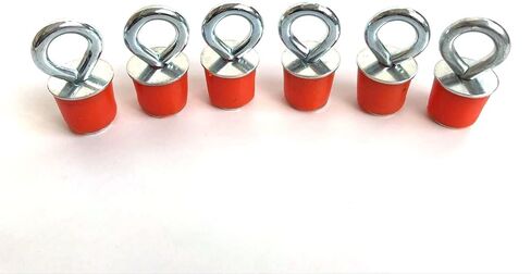 مرساة ربط ATV، 6 قطع مقاس 1 بوصة ATV UTV مرساة ربط مناسبة متوافقة مع Polaris Lock Ride RZR (حتى 2020) 900 1000 Sportsman/ACE - غير مناسبة لـ Ranger General (برتقالي) in Kuwait