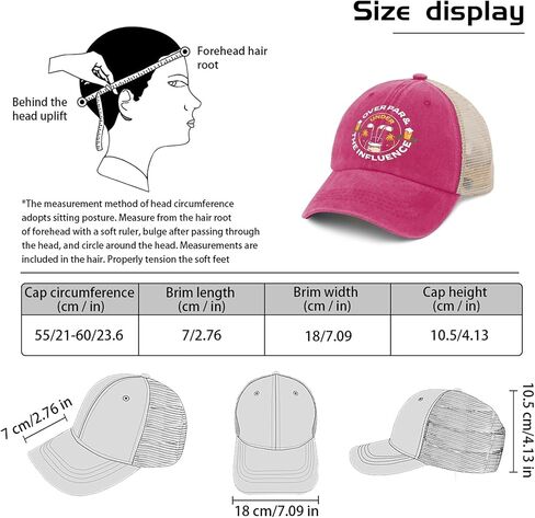 Over par and Under Influence hat Womens Funny Golf hat Men AllBlack Cycling Cap Cute Unique Gifts for Dance Teacher in Saudi Arabia