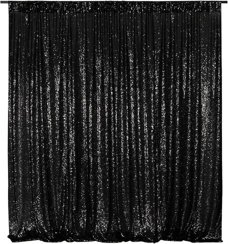 Poise3EHome 6FT x 8FT Silver Sequin Backdrop,Shimmer Backdrop Curtain for Photography Birthday Wedding Ceremony Engagement Baby Shower Bachelorette Christmas Party Decorations in Kuwait