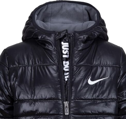 Nike Midweight Fill Hooded Jacket – Black – Kids Size 5 in Saudi Arabia