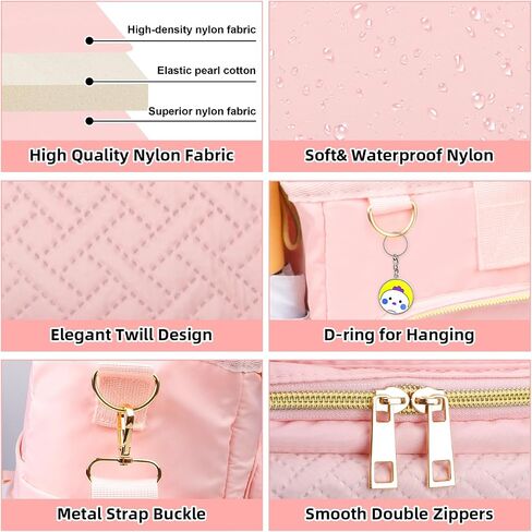 Teacher Tote Bag with 15.6 Inch Laptop Compartment, Soft Nylon Teacher Utility Bag with Multiple Pocket& Shoulder Strap, Large Work Tote Bag for Office& Teacher Supplies Organizer Women (Black) in Saudi Arabia