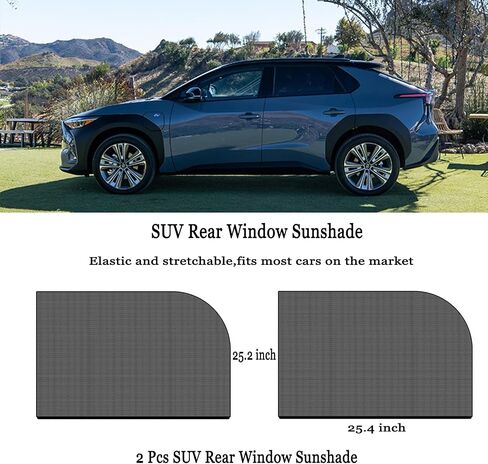 2 Pcs Car Window Shades,Window Socks for Car,Car Window Bug Screens for Camping,Car Sun Shade Back Window,Sun Protector for Car Windows,Back Window Sun Shade,Vehicle Sun Shade Side Window in Saudi Arabia