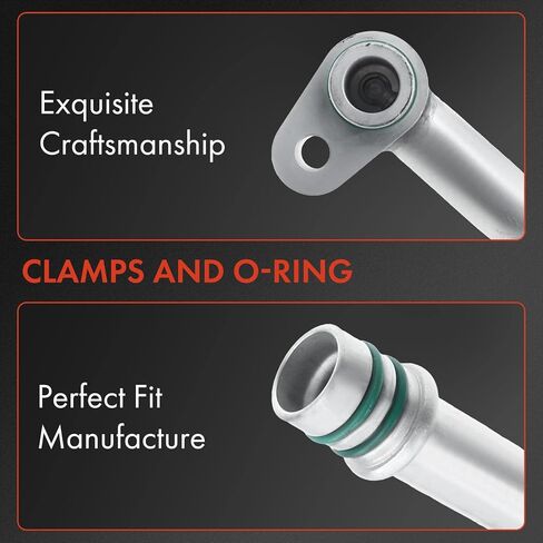 A-Premium A/C Suction Line Hose Assembly Compatible with Toyota RAV4 2001-2003 L4 2.0L Electric, Compressor to Evap in Saudi Arabia