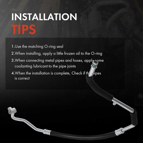 A-Premium A/C Suction Line Hose Assembly Compatible with Toyota RAV4 2001-2003 L4 2.0L Electric, Compressor to Evap in Saudi Arabia