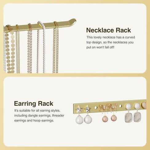 حامل قلادة رخامية لتنظيم المجوهرات: منظمة قلادات بريبي للنساء والفتيات المراهقات مع حامل ذهبي وقاعدة رخامية رقم G2 in Kuwait