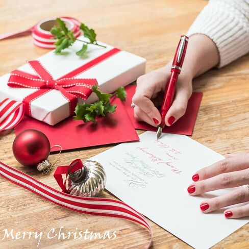 بطاقات وأظرف فارغة مقاس 5 × 7، 20 حزمة - بطاقات دعوة بيضاء ثقيلة الوزن مع مظاريف لجميع المناسبات - DIY، طباعة مخصصة، شكرًا لك، بطاقات التهنئة، أعياد الميلاد والدعوات in Saudi Arabia