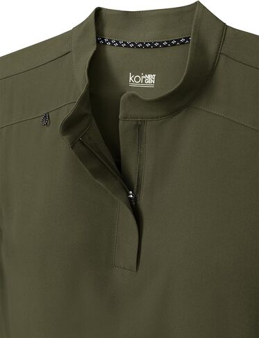 KOI Next Gen Driven Women's 4-Pocket Mandarin Collar Scrub Top in Saudi Arabia