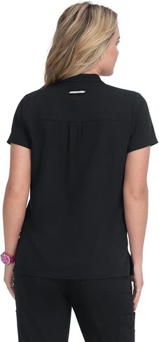 KOI Next Gen Driven Women's 4-Pocket Mandarin Collar Scrub Top in Saudi Arabia
