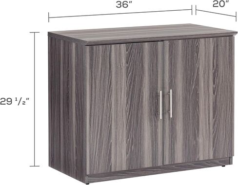 Mayline MSCLGS Medina 2-Door Storage Cabinet, 36"W, Gray Steel Laminate in Saudi Arabia