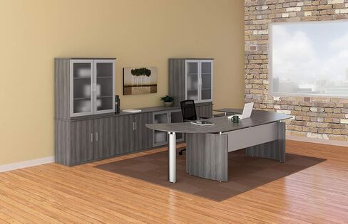 Mayline MSCLGS Medina 2-Door Storage Cabinet, 36"W, Gray Steel Laminate in Saudi Arabia