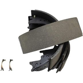 TRQ Rear Brake Shoes Kit Set Compatible with Dodge B2500 W150 W250 Ford E250 E350 F250 F350