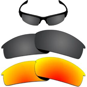 عدسات بديلة مضادة للبهتان متوافقة مع نظارات Oakley Batwolf OO9101 الشمسية