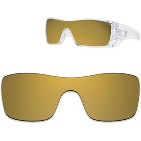 Anti-Fading Replacement Lenses Compatible with Oakley Batwolf OO9101 Sunglasses