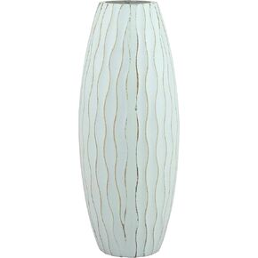 Stonebriar Small Vase, 10 Inch, Light Blue