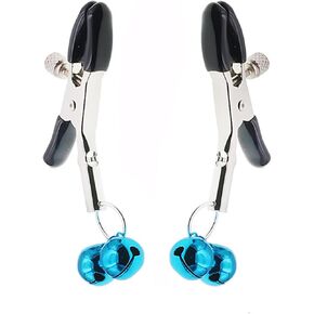 Stainless Steel Body Clamp for Women Body Ring with Bells Body Clamps Clip Adjustable Body Clamps Non-Piercing Body Jewelry Gift