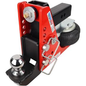 Shocker HD 20K Drop Air Bumper Hitch 4-1/2"-8-1/2" Drop, Fits 2-1/2" Hitch, Has 2-5/16" Ball