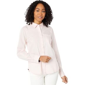 Tommy Hilfiger Women's Button Collared Shirt With Adjustable Sleeves