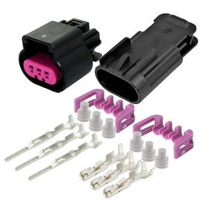 3-Pin GT150 Series 15Amps Male n Female Sealed Connector Set, Wire Gauge 22 20 AWG