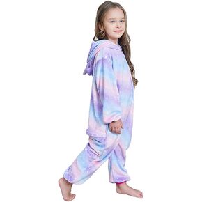 Kids Unicorn Animal onesie Pajamas Halloween Cosplay Costume Sleepwear