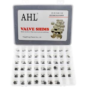 AHL 9.48mm O.D. 1.20mm-4.00mm Thick Adjustable Valve Shim Kit for Kawasaki VN800A Vulcan 800 1995-2005 (208pcs)