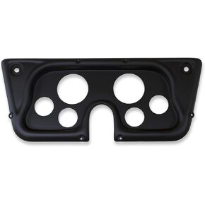 Auto Meter 2142 Direct Fit Gauge Mount (3 3/8" x2, 2 1/16" x4), Black