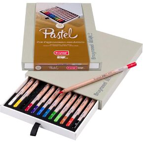 Royal Talens Bruynzeel Design Pastel Pencil Set, 12 Assorted Colors (8840H12)
